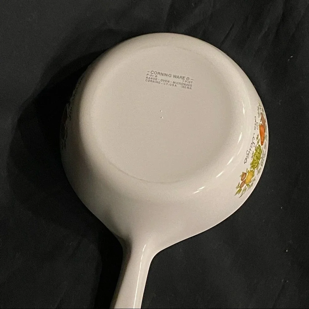 Corning Ware 1 Pint P-81-B White Skillet Range•Oven•Microwave US‎ Made